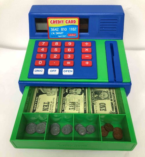 B-128 실물 모형마트 계산기