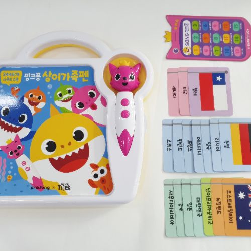 핑크퐁 상어가족펜