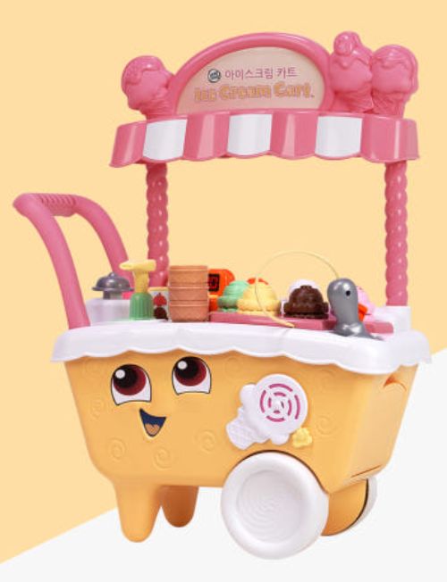 아이스크림 카트 레인보우 셔벗