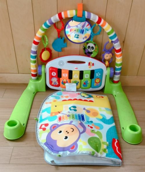 디럭스 피아노 아기 체육관 - 블루