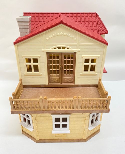 실바니안 불들어오는 빨간지붕 이층집