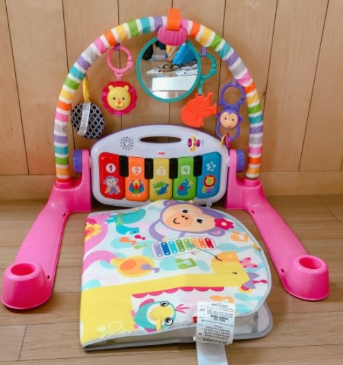 디럭스 피아노 아기 체육관 - 핑크