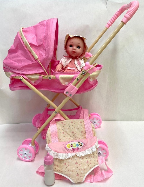 코코인형 어부바아기띠+유모차