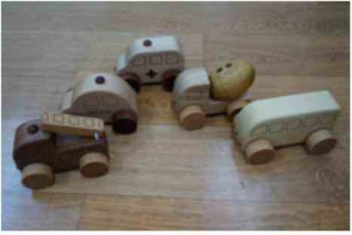 H-38 숲소리 미니카 5종 (원목)