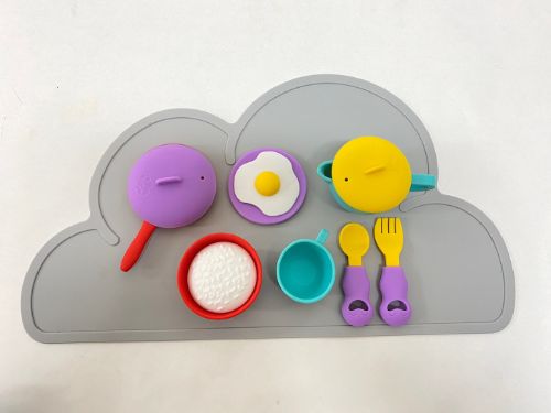 말랑말랑실리콘구름식기세트