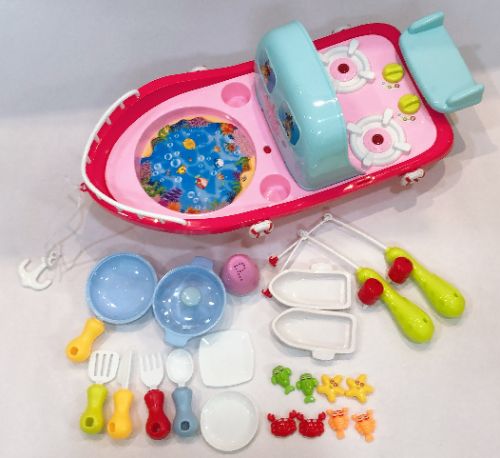 콩순이 낚시 주방놀이요트