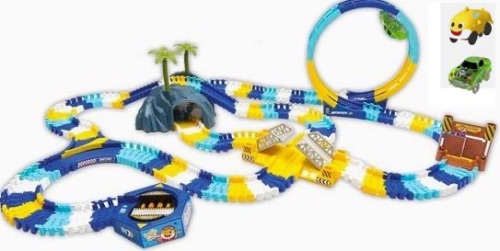 아기상어 360 회전트랙 LED레일카