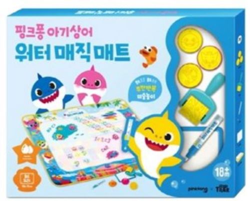 F-28 핑크퐁 아기상어 워터 매직매트