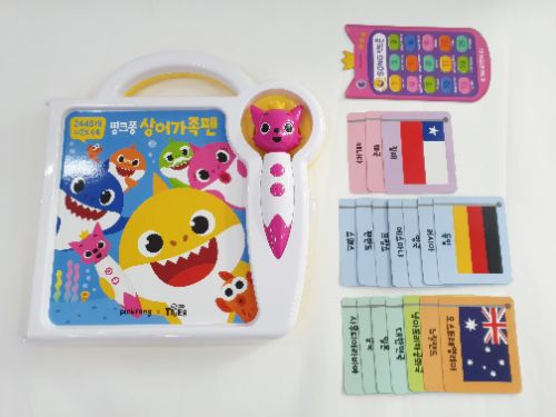 핑크퐁 상어가족펜