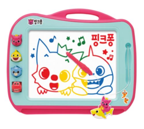 F-18 알록달록 핑크퐁 칼라칠판