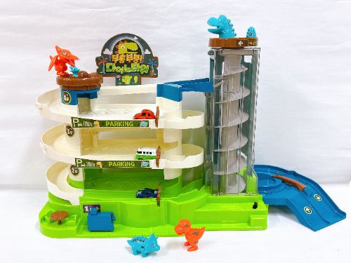 다이노타워 공룡 미니카 주차놀이