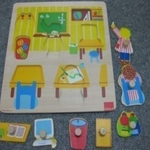 E-4 학교놀이 꼭지퍼즐