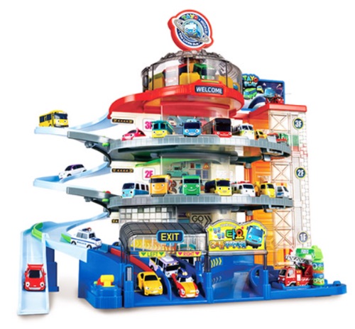 타요 컨트롤 주차타워+타요 6종