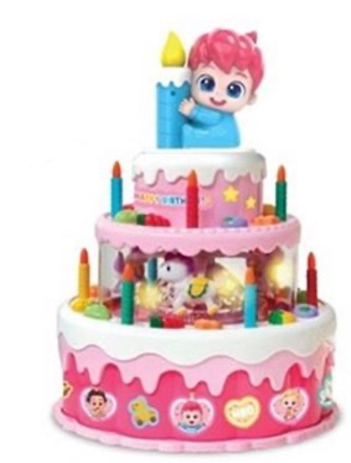 베베핀 멜로디 촛불 생일케이크