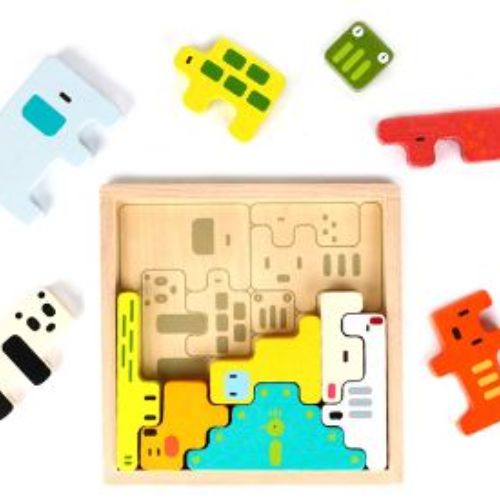 캐릭터입체 테트리스-숲속동물