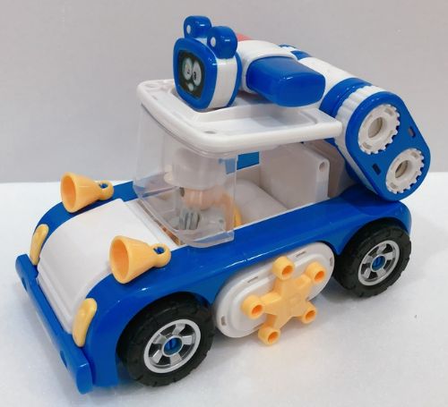 뚝딱맨자석블럭경찰차