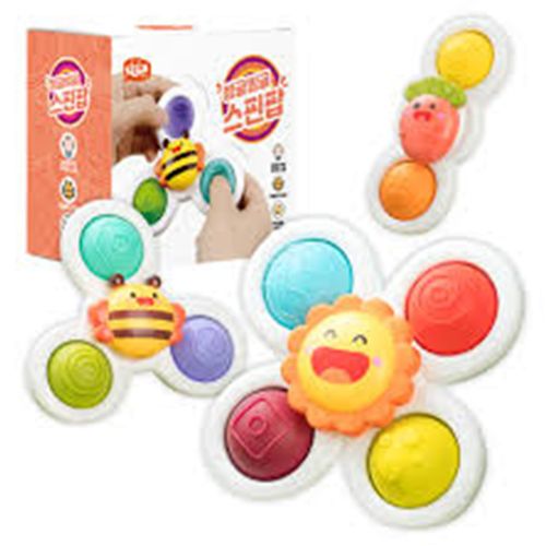 키저스 빙글빙글 스핀팝 딸랑이3종