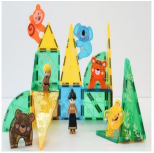 자석타일 정글 동물 친구들