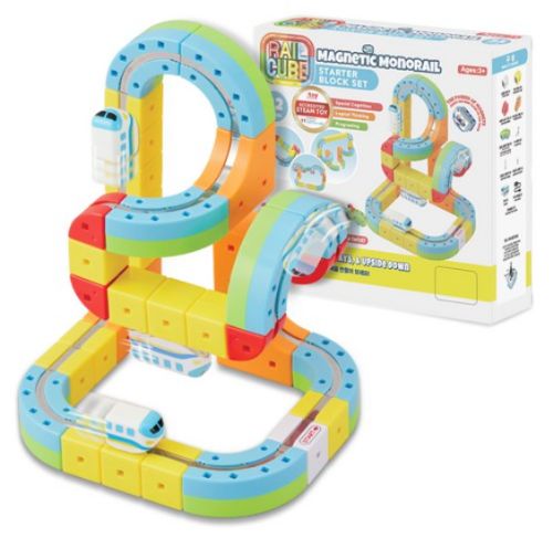 레일큐브 자석기차 트랙블럭