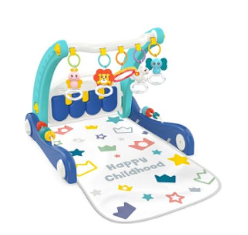 하늘썬별 2in1 딸랑이 피아노 걸음마 체육관