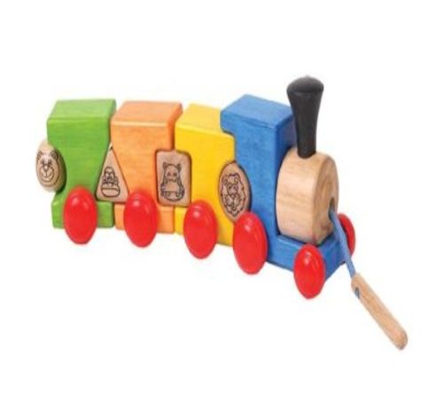 기차블록 실 꿰기