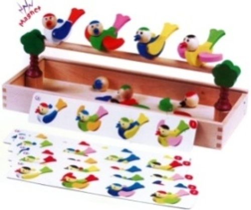 자석원목완구-행복한 새들