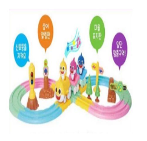 핑크퐁 아기상어 레일기차놀이