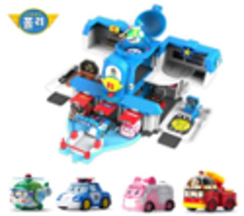 로보카폴리 열리는 구조본부+다이캐스팅4종