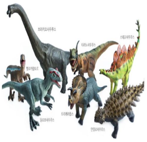 소프트 애니멀 공룡 7종세트